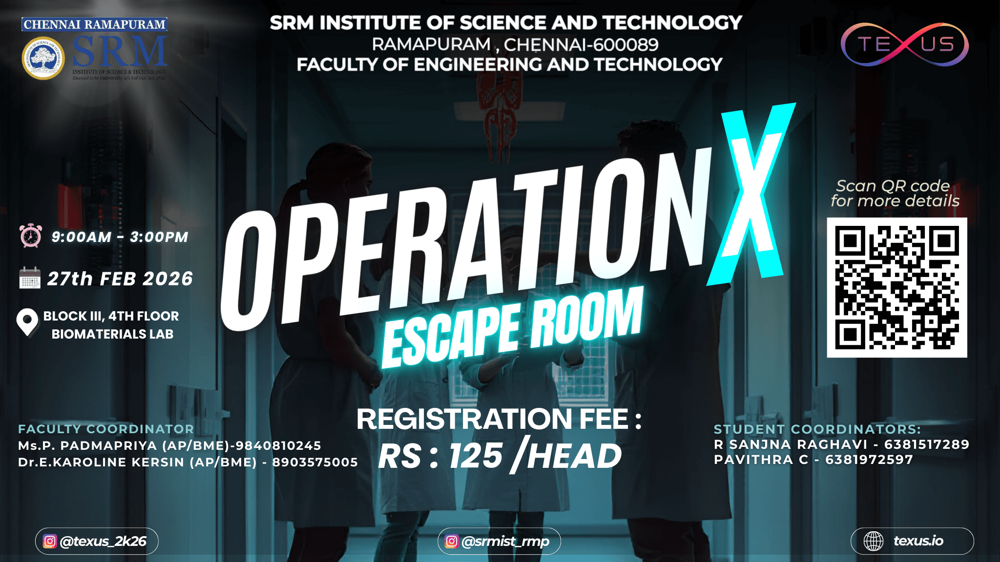 OPERATION X - ESCAPE ROOM